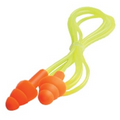 ERB-04C Orange Reusable Corded Triple Flanged Earplugs